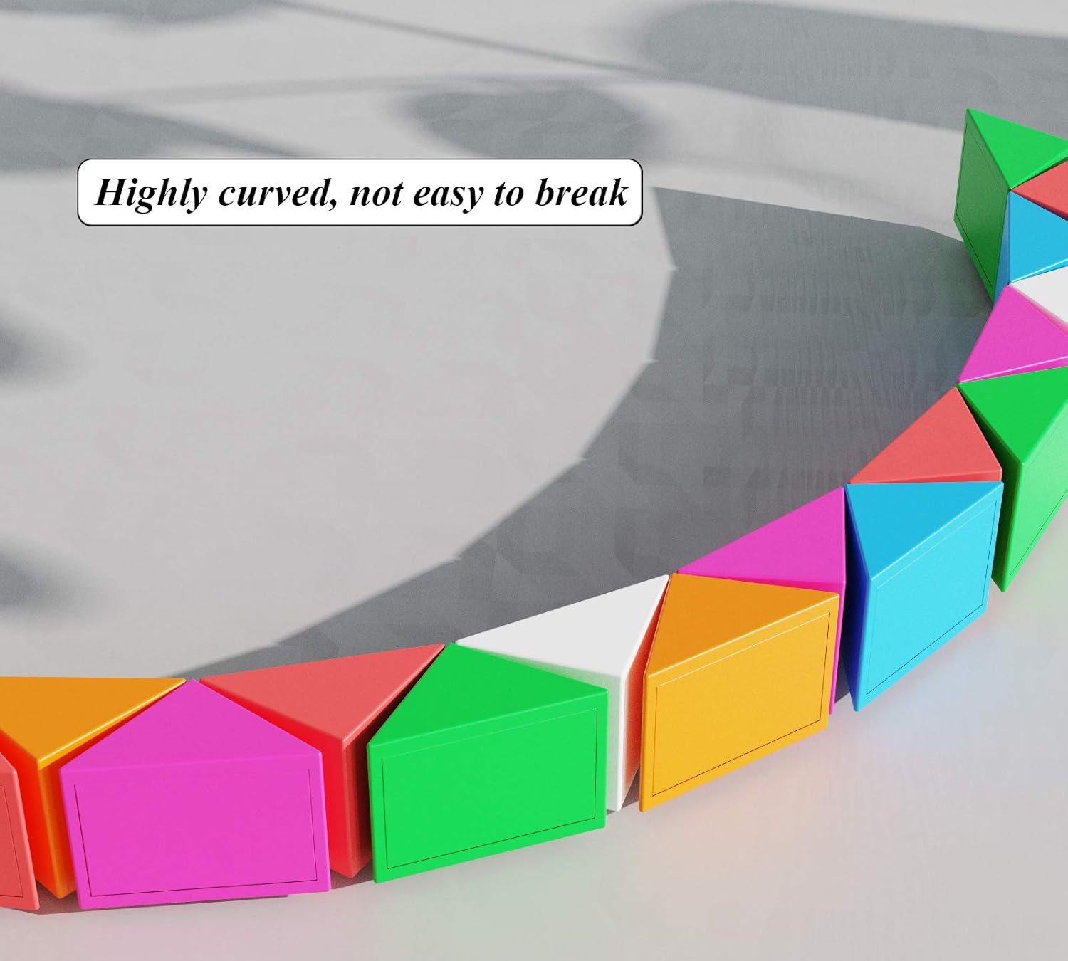 Toys Rainbow Magic Snake with 24 and 36 Block Segments, Magic Snake Cube Twist Puzzle - 3D Puzzles Games Fidget Snake Toy for Kids and Adults - Random Style